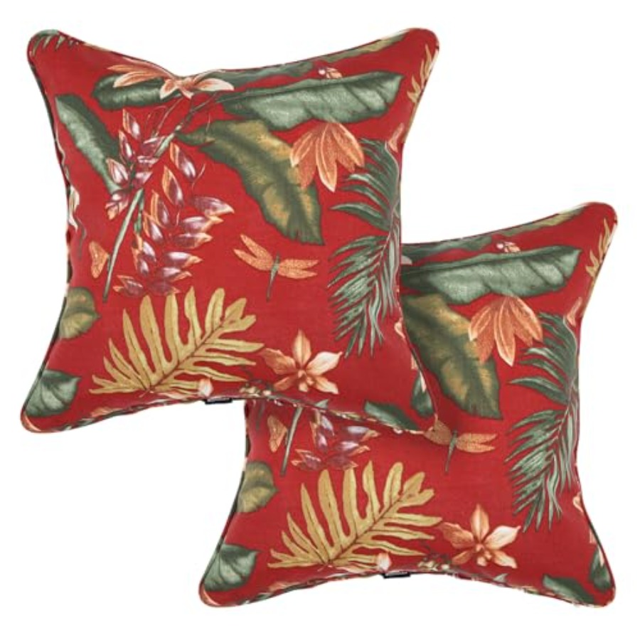 Outdoor Throw Pillow with Inse - Pillow Insert 18X18 avaliação e preço